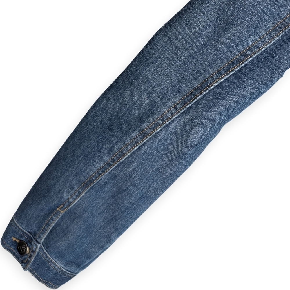 Children’s Place Est. 1989 Girls Jean Jacket XL (14) Blue Denim Button-Front EUC - Picture 6 of 12